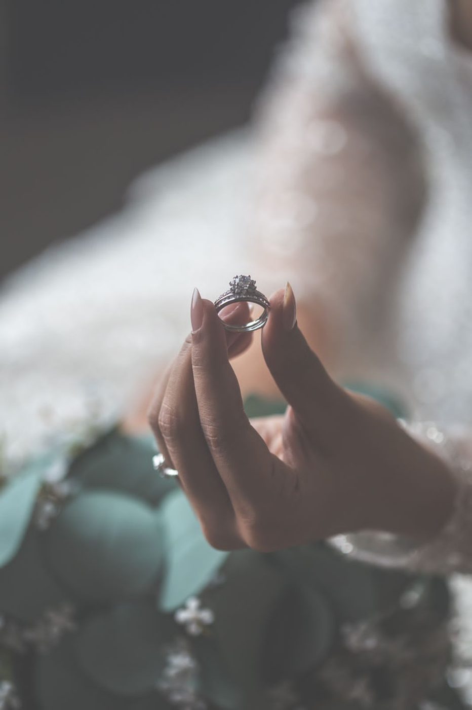 خاتم العروس مع الباقة - مشاعل استوديو